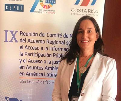 La directora del Centro de Derecho Ambiental, Valentina Durán.