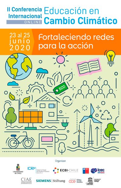 La II Conferencia Internacional Educación en Cambio Climático, que se realizará vía remota del 23 al 25 de junio.