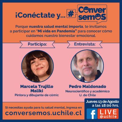 La campaña, impulsada por la Universidad de Chile, el Colegio Médico y la FECH, tiene como objetivo promover el bienestar emocional y psíquico en tiempos de crisis sanitaria.