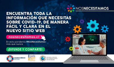 El sitio es iniciativa de  Escuela de Salud Pública de la Universidad de Chile, el Colegio Médico y la Alianza Chilena de Agrupaciones de Pacientes.