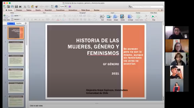 El CFG de la Cátedra Amanda Labarca se desarrolla de forma online y cuenta con la participación de otros académicos y académicas de la U. de Chile.