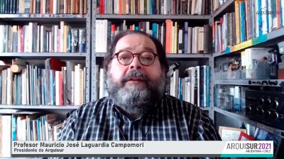 El profesor Mauricio José Laguardia Campomori es actualmente el presidente de ARQUISUR.