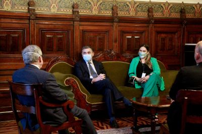 En la reunión participó el director del Servicio Local de Educación de Barrancas, Patricio Canales, y su jefa de gabinete Alejandra Vergara.