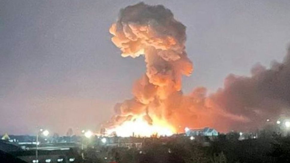 La invasión rusa comenzó con un fuerte bombardeo a posiciones militares del Ejército Ucraniano.