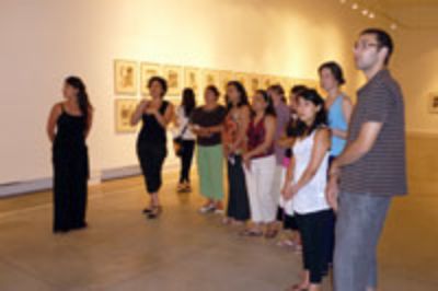 Los profesores que están participando de los Cursos Bicentenarios pueden inscribirse en las visitas guiadas del Museo de Arte Contemporáneo.