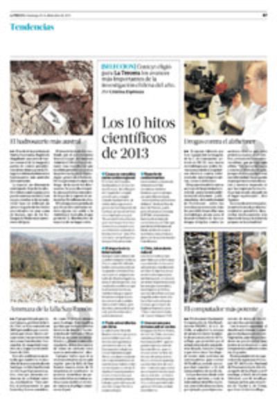  La Tercera - Domingo 19 de Diciembre de 2013