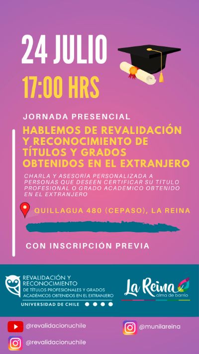 Jornada de Revalidación - 24 de julio 2024