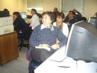 Académicos durante el Curso "Infotecnología en la Docencia Universitaria"