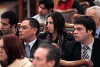 La actividad convocó también el interés de los estudiantes de Postgrado. 