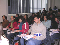 Cerca de 100 alumnos de Odontología asistieron a la Charla de Movilidad Estudiantil dictada el 8 de agosto pasado.