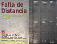 En "Falta de Distancia" exhiben sus obras los académicos del Depto. de Artes Visuales, Rainer Krause, Enrique Zamudio y Daniel Cruz, y la profesora ayudante de Fotografía Digital, Mónica Bate.