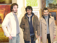 Ganadores del certamen: Nicolás de la Puente (2º lugar), Edwards Estay (3º lugar) y Rodrigo Bruna (1º lugar)