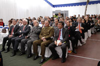 El evento concitó gran interés, reuniendo a estudiantes y autoridades civiles y militares. 