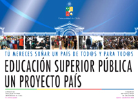 Las Jornadas de Discusión se realizarán los días 19 y 20 de agosto. El acto final se efectuará en el Teatro de la Universidad de Chile el 25 de agosto.