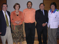 Dr. Luis Godoy, Dir. de Clínica Odontológica; Dra. Susana Encina, Dir.de Escuela de Pregrado; Dr. Alberto Fica; Dr. Milton Ramos, Dir. de A. Estudiantiles; Dra. Gisela Zillmann, Dir. de A. Académicos