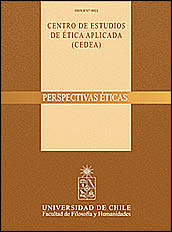 Portada de la Revista Perspectivas Éticas 