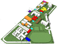 Esta imagen es precisamente lo que el Plan Maestro busca evitar, con una planificación espacial que no implique sobrecargar el Campus de edificios y que permita mantener numerosas áreas verdes.