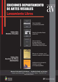 Este libro fue presentado junto a los nuevos títulos de Ediciones del Departamento de Artes Visuales, editorial que ya cuenta con siete publicaciones.