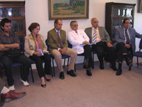 Directores de Departamentos y Directivos de la Facultad de Odontología se reunieron con el Prof. Dr. Gregory Seymour en una sesión de trabajo.