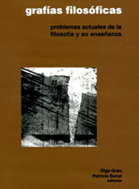 Portada del libro "Grafías filosóficas. Problemas actuales de la Filosofía y su enseñanza"