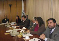 El Rector sostuvo una reunión con las autoridades de la Facultad.