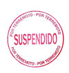 Suspendido por terremoto