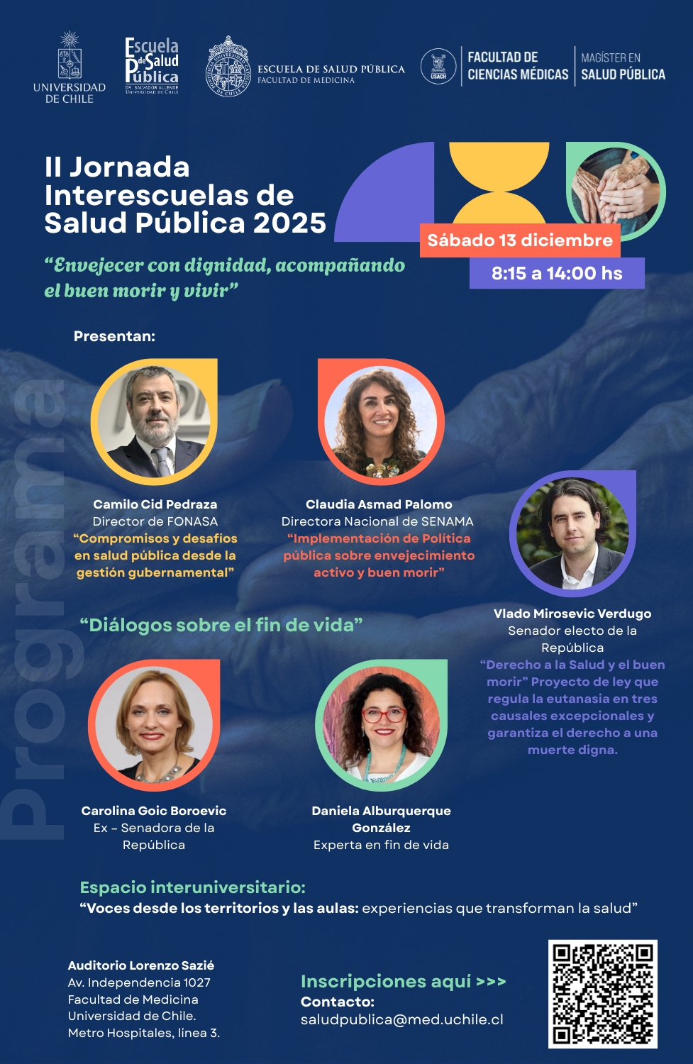 “Envejecer con dignidad, acompañando el buen vivir y morir”