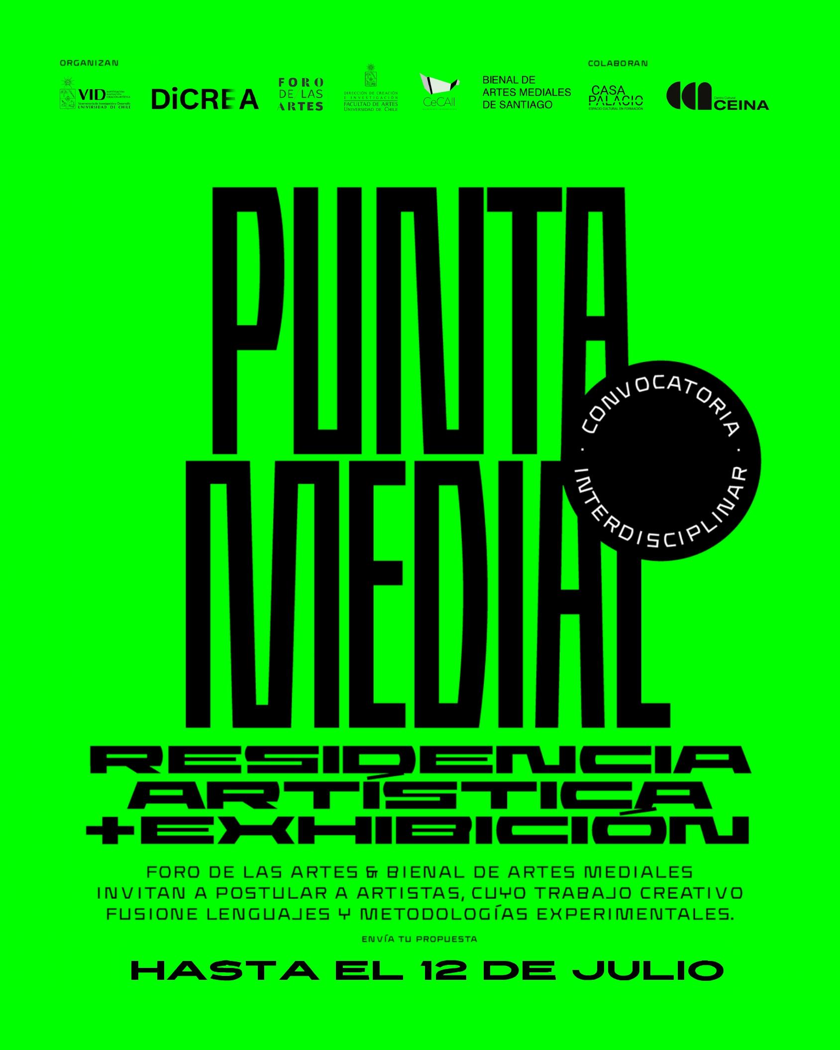 “Punta Medial” es el nombre de esta nueva iniciativa impulsada por la Dirección de Creación Artística de la Universidad de Chile.