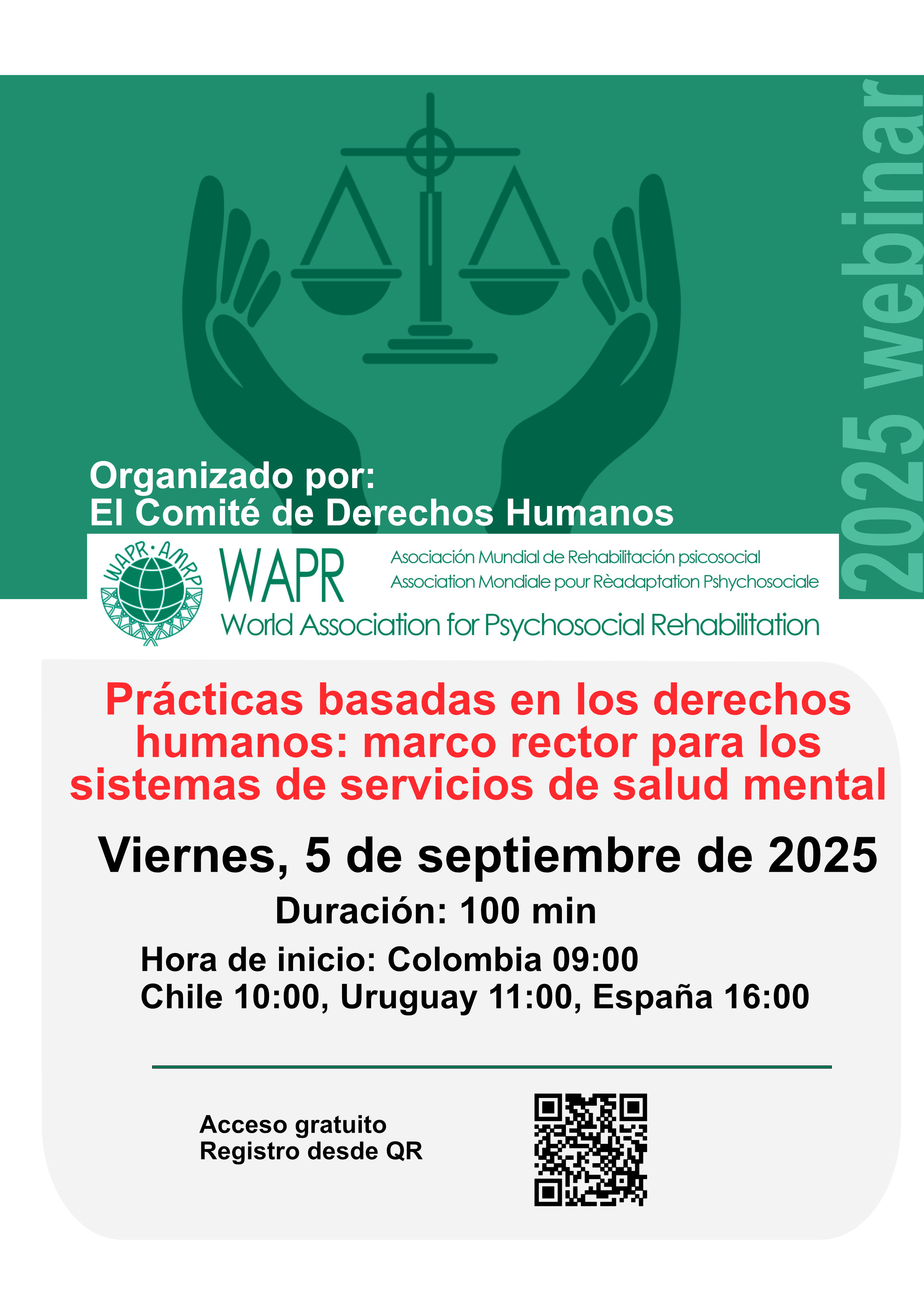 Webinar: Prácticas basadas en los Derechos Humanos