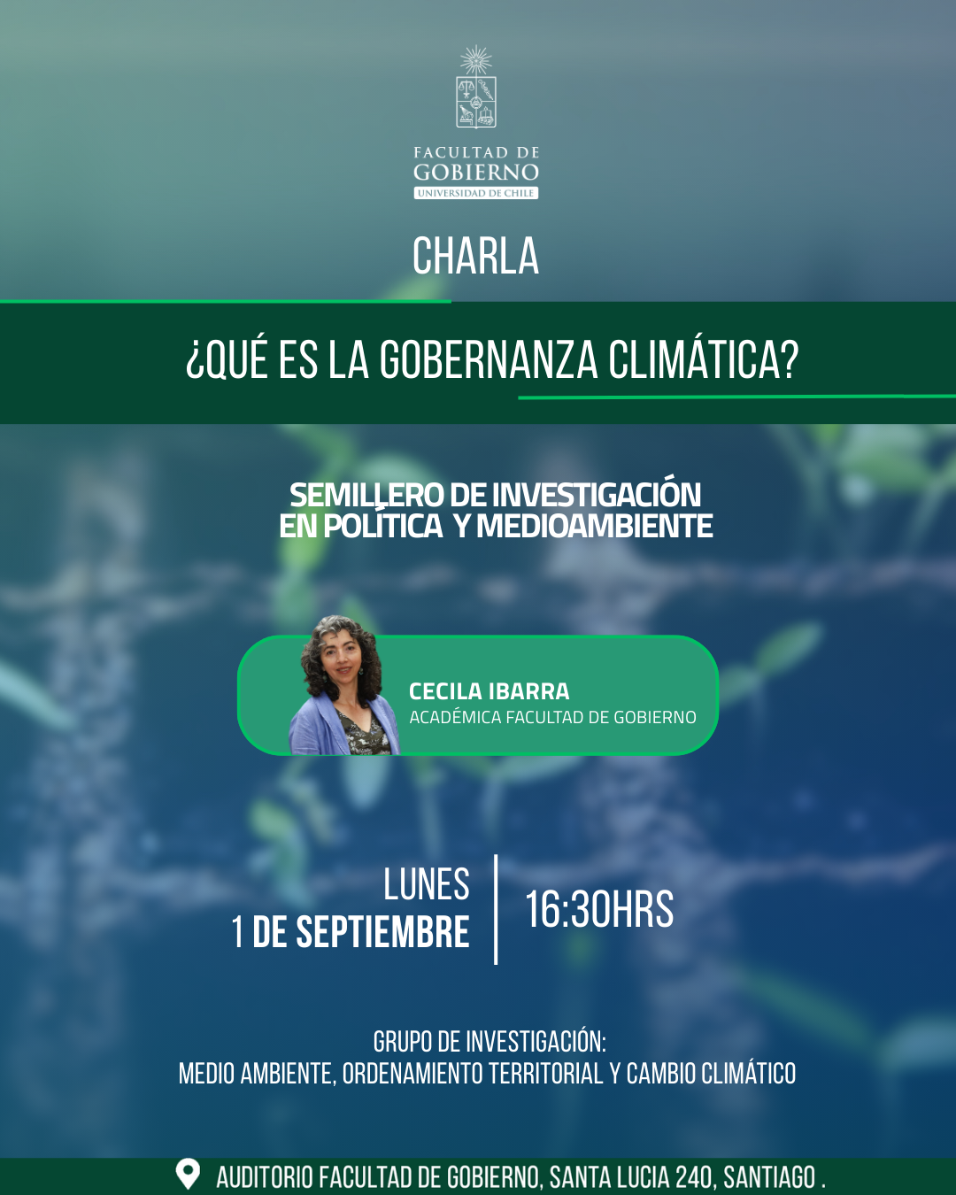 Charla: ¿Qué es la gobernanza climática?