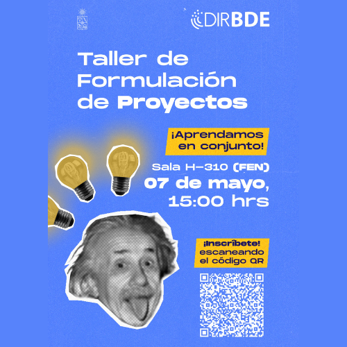 Afiche de convocatoria para el Taller de Formulación de Proyectos