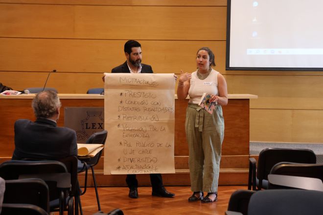 Los nuevos docentes presentaron sus motivaciones para enseñar en la Facultad.