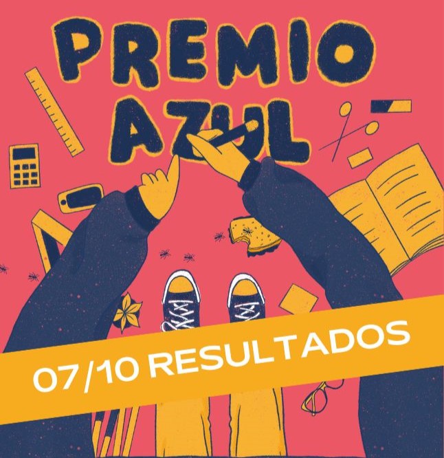 Afiche Entrega de resultados Premio Azul: 7 de octubre